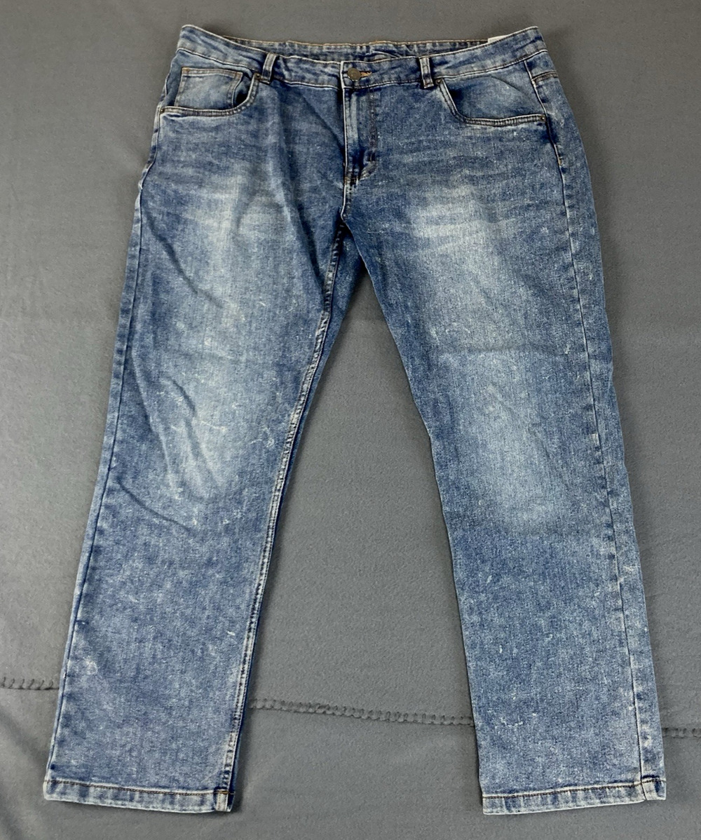 HWD Halfway Dead Jean Mens 40x30 (Fit 40x28.5) Blue Stretch Denim Skater Hipster